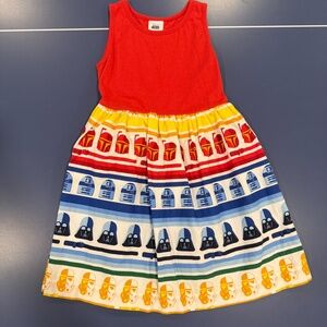 Size 110 Hanna Andersson Disney Star Wars Rainbow Icon Dress